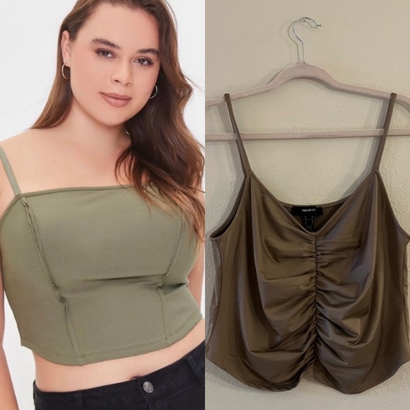 Forever 21 Tops - Bundle of Two Different Forever 21 Cropped Tank Tops, Size 1X